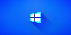 Windows Logo Blue Background PNG image