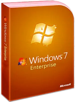 Windows7 Enterprise Box PNG image