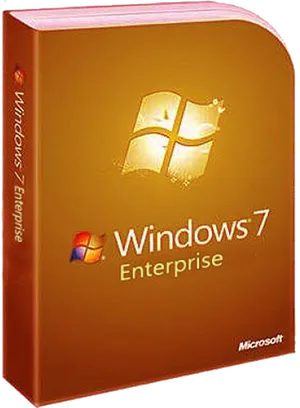 Windows7 Enterprise Box PNG image