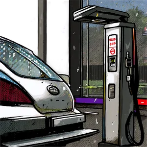 Windshield Washer At Gasoline Station PNG Xqq PNG