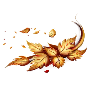 Windy Autumn Leaves Png 06132024 PNG image