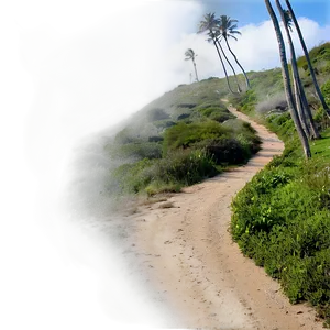 Windy Coastal Trail Png Lxw76 PNG image