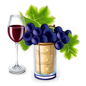 Wine Bottle And Grapes Png 59 PNG image