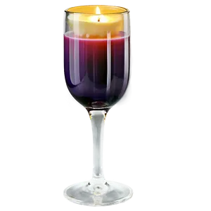 Wine Glass With Candle Png 27 PNG image