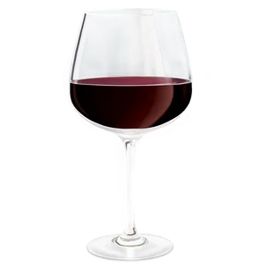 Wine Glass With Label Png Iwp PNG image