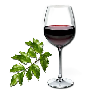 Wine Glass With Vine Png 05252024 PNG image