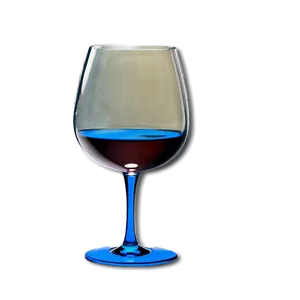 Wine Glasses With Colored Base PNG 06212024