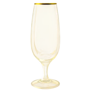 Wine Glasses With Gold Rim PNG Ssg47 PNG