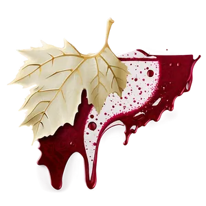 Wine Stain Design PNG Trm