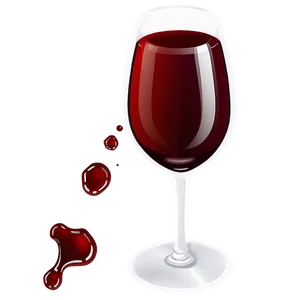 Wine Stain Illustration PNG Dnv