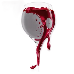 Wine Stain Illustration PNG Gfh79