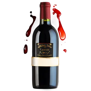 Wine Stain Watercolor PNG 06282024 PNG