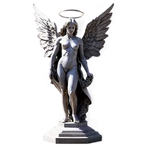 Winged Angel Monument PNG Fre PNG