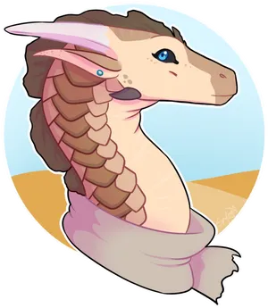 Wings Of Fire_ Dragon_ Portrait PNG image