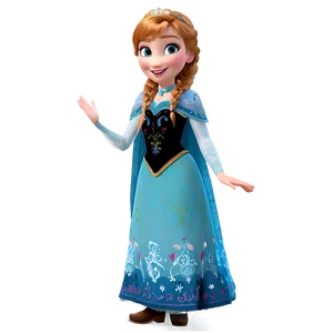 Winking Anna Frozen PNG Utb PNG