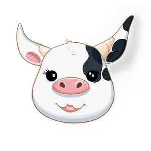 Winking Cow Face PNG Dws58 PNG