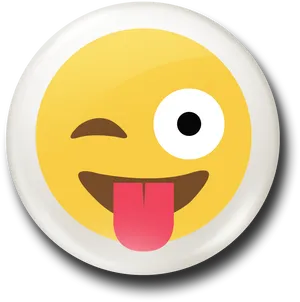 Winking Face Emoji Sticking Out Tongue PNG image