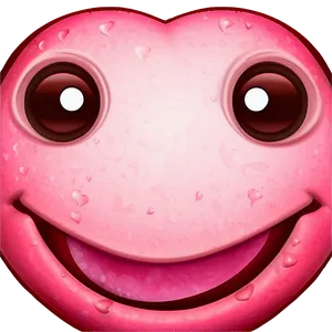 Winking Pink Heart Emoji PNG Rsk93 PNG