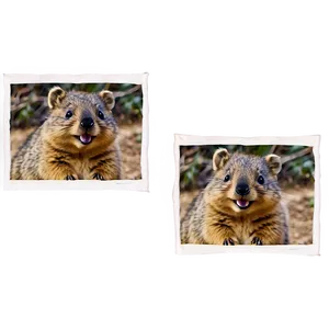 Winking Quokka Happiness PNG Sjw