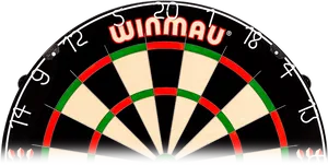 Winmau Dartboard Professional Setup PNG