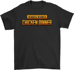 Winner Winner Chicken Dinner T Shirt PNG image