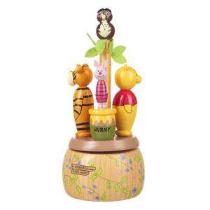 Winniethe Pooh Friends Figurine PNG