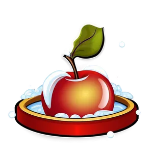 Winter Apple Cartoon Png 45 PNG image