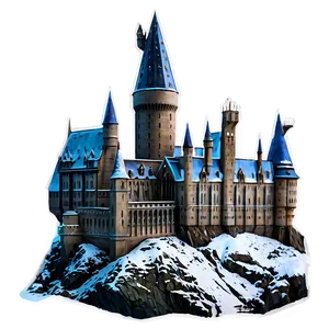 Winter At Hogwarts Png 13 PNG image