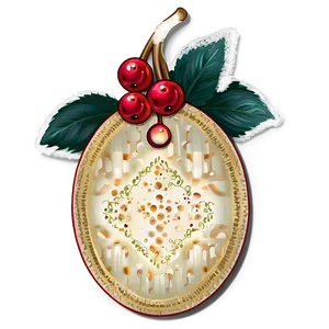 Winter Berry Tag PNG 27 PNG