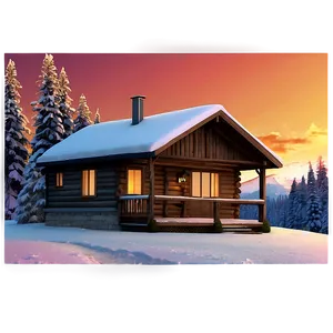 Winter Cabin Airbnb Png 92 PNG image