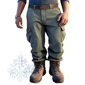 Winter Cargo Pants PNG Xub76 PNG