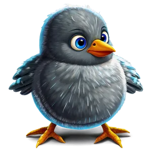 Winter Cartoon Bird PNG 44