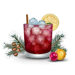 Winter Cocktails Png 06132024 PNG image