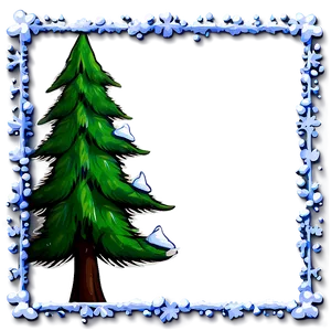 Winter Cute Frame PNG 70 PNG