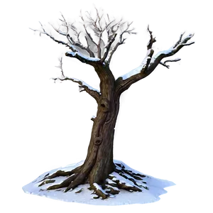 Winter Dead Tree Png 05252024 PNG image