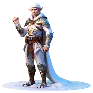 Winter Elf In Snowscape Png Wgw88 PNG image