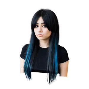 Winter Emo Hairstyle Png Gtv PNG image