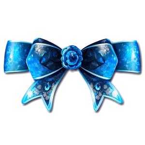 Winter Frost Gift Bow PNG Kty39 PNG