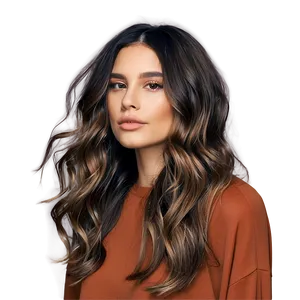 Winter Hair Waves Inspiration PNG 06272024 PNG