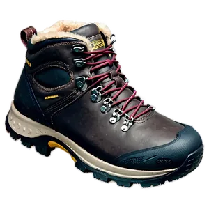 Winter Hiking Boot Insulated Png 06282024 PNG image