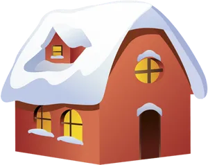 Winter House Clipart PNG image