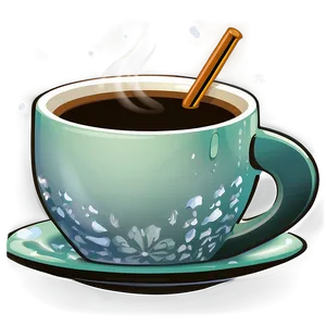 Winter Morning Coffee Png 12 PNG image