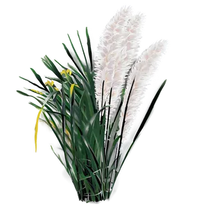 Winter Pampas Grass PNG 06122024