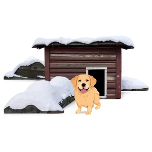 Winter-proof Dog House PNG Pui PNG
