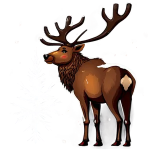 Winter Reindeer Png Loh PNG image