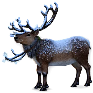 Winter Reindeer Png Vmd69 PNG image