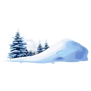 Winter Scene Snow Pile PNG Clk PNG