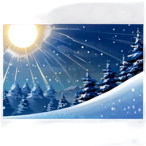 Winter Sky PNG 45