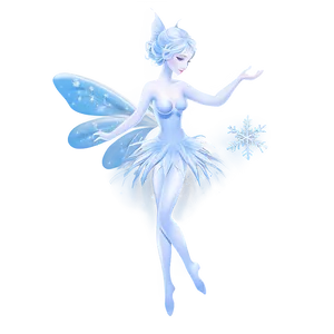 Winter Snow Fairy Png 05062024 PNG image