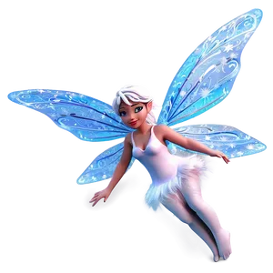 Winter Snow Fairy PNG 13